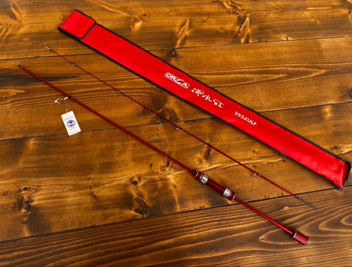 アジングロッド　s552ULF 165cm ライトゲームロッド　　レッド アジングロッド s552ULF 165cm ライトゲームロッド レッド アジング